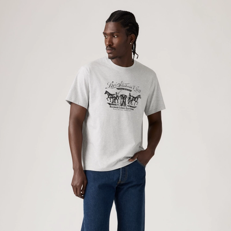 POLERA HOMBRE SS RELAXED FIT TEE GRIS LEVIS 16143-2686 - 1