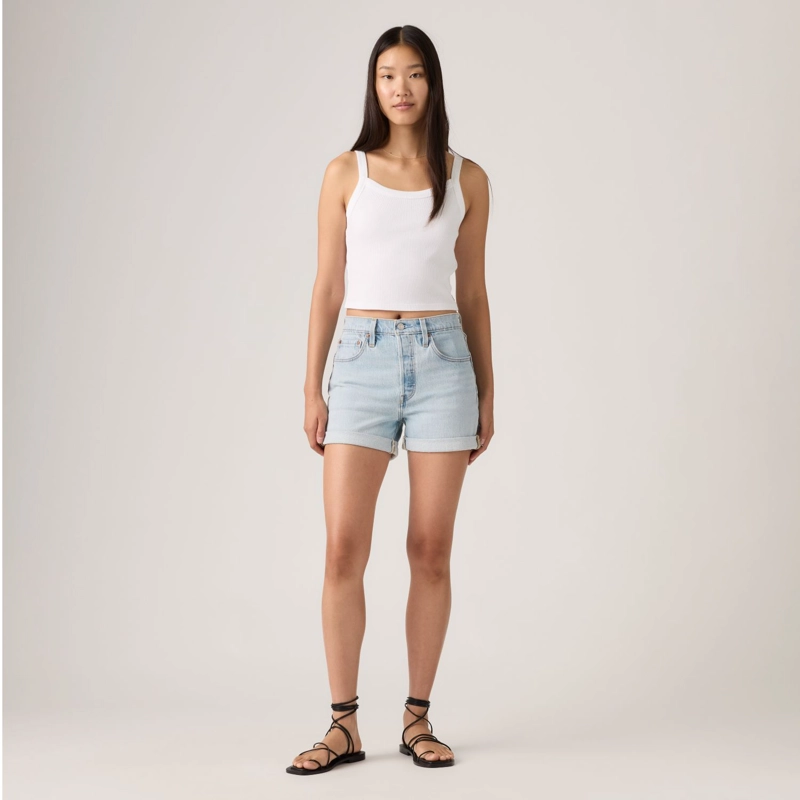 SHORT MUJER 501 MID THIGH CELESTE LEVIS 85833-0122 - 2