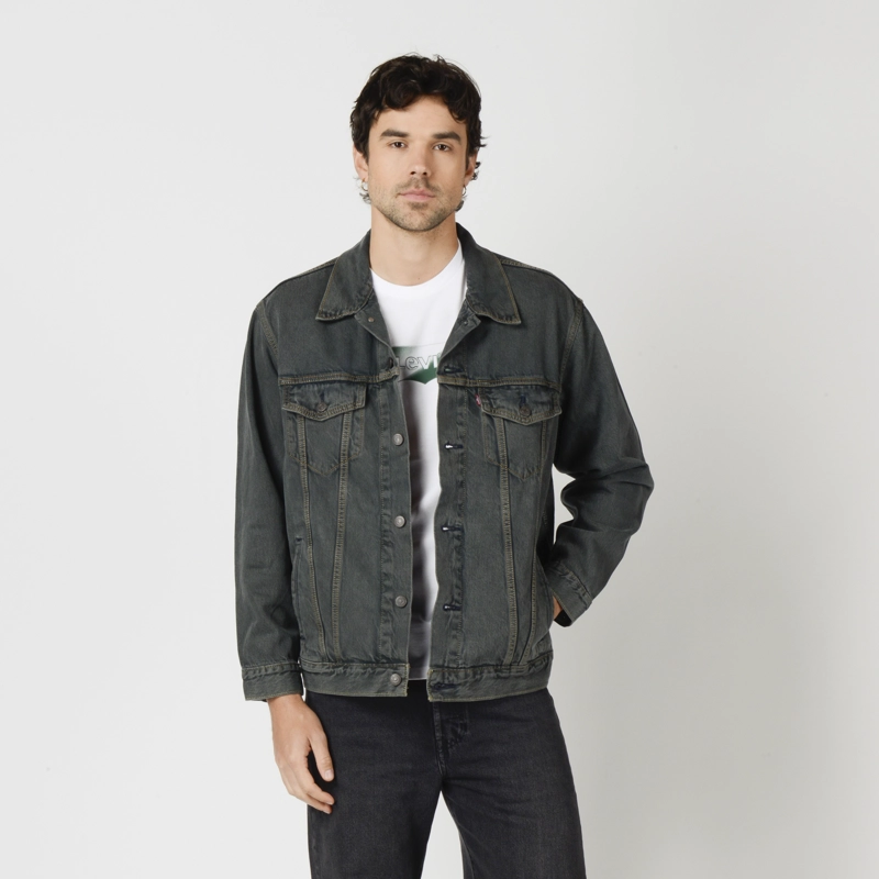CHAQUETA HOMBRE RELAXED FIT TRUCKER GRIS LEVIS A5782-0124-S - 1
