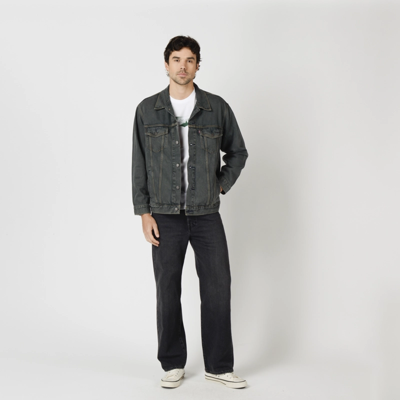 CHAQUETA HOMBRE RELAXED FIT TRUCKER GRIS LEVIS A5782-0124-S - 4