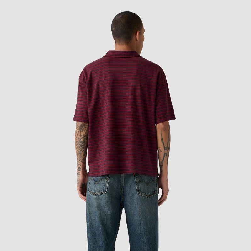 POLERA HOMBRE FINN BOXY PKT POLO BURDEO LEVIS 008F5-0002 - 2