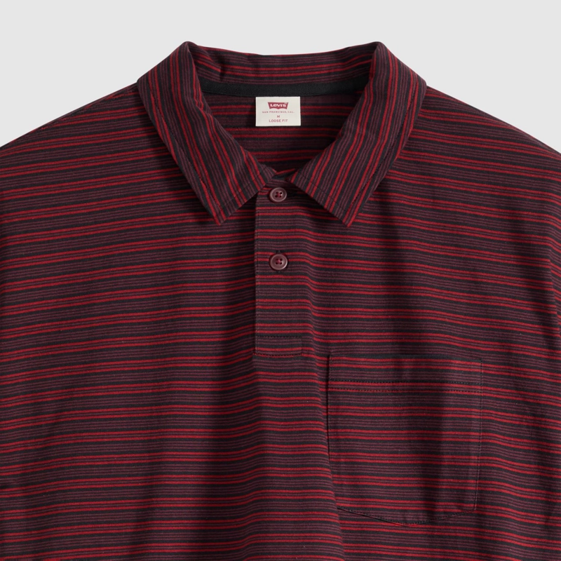 POLERA HOMBRE FINN BOXY PKT POLO BURDEO LEVIS 008F5-0002 - 5