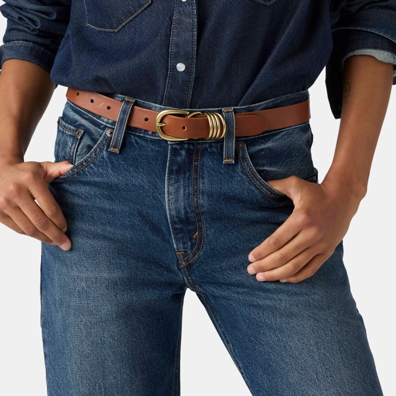 CINTURON MUJER LYLA RING BELT CAFE LEVIS 007ZK-0001 S