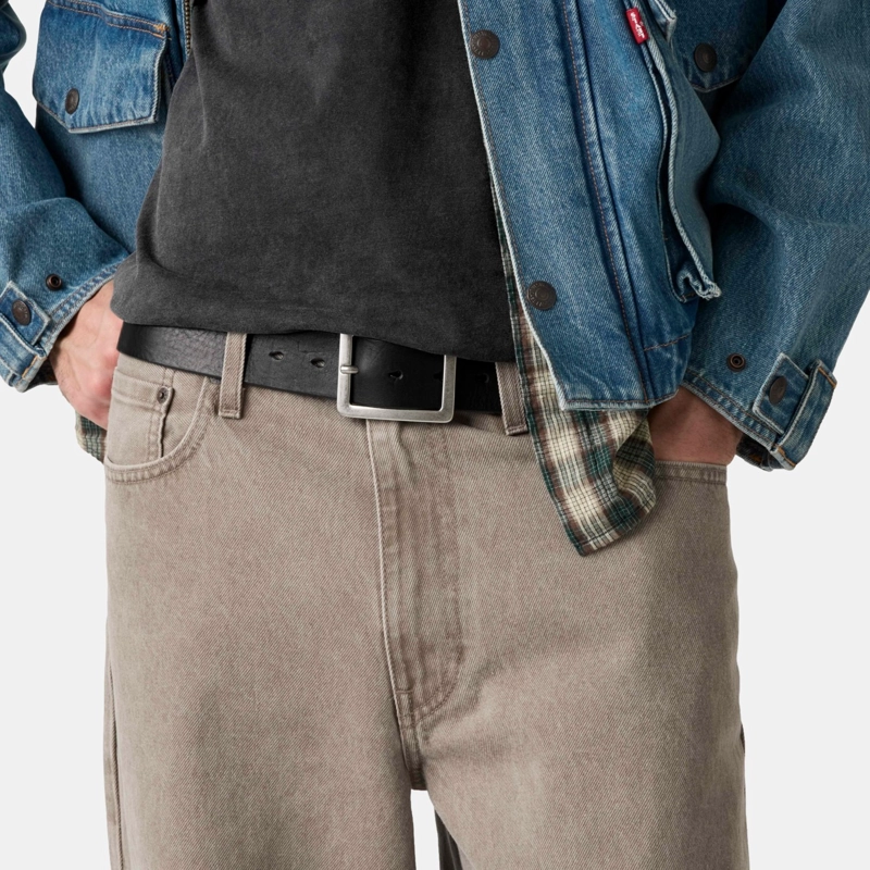 CINTURON HOMBRE MASON CENTERBAR BELT NEGRO LEVIS 007YW-0000 - 1