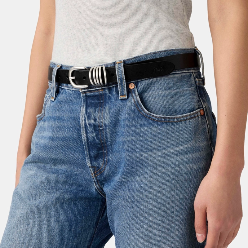 CINTURON MUJER LYLA RING BELT NEGRO LEVIS 007ZK-0000 - 1