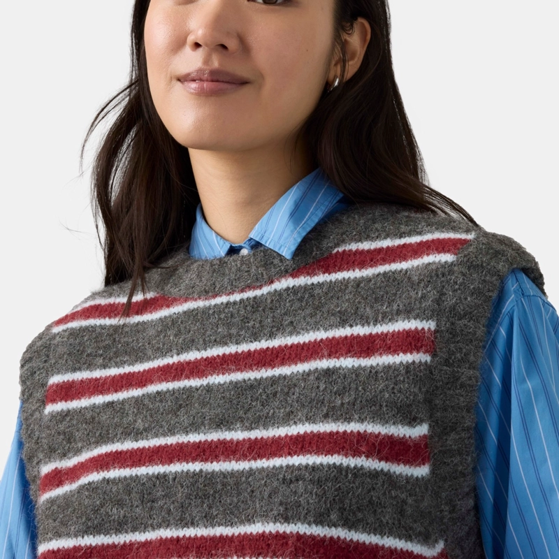SWEATER MUJER ALICE VEST GRIS LEVIS 008S5-0000 - 4
