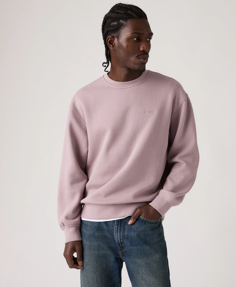 POLERON HOMBRE SWEATS CREW ROSADO LEVIS A1572-0133 - 3