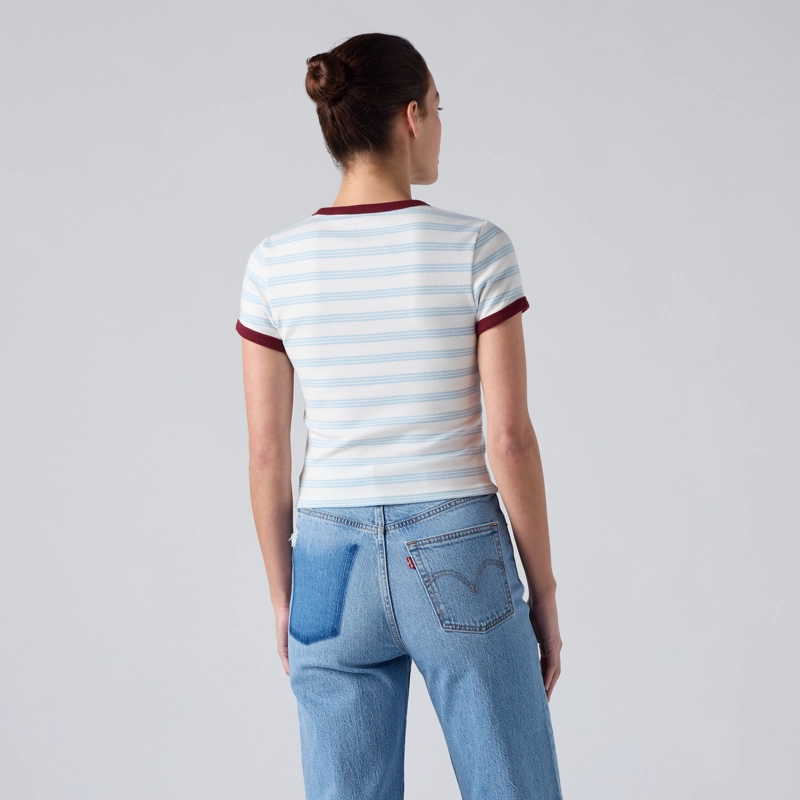 POLERA MUJER BABY RINGER MULTICOLOR LEVIS 008A1-0012 - 2