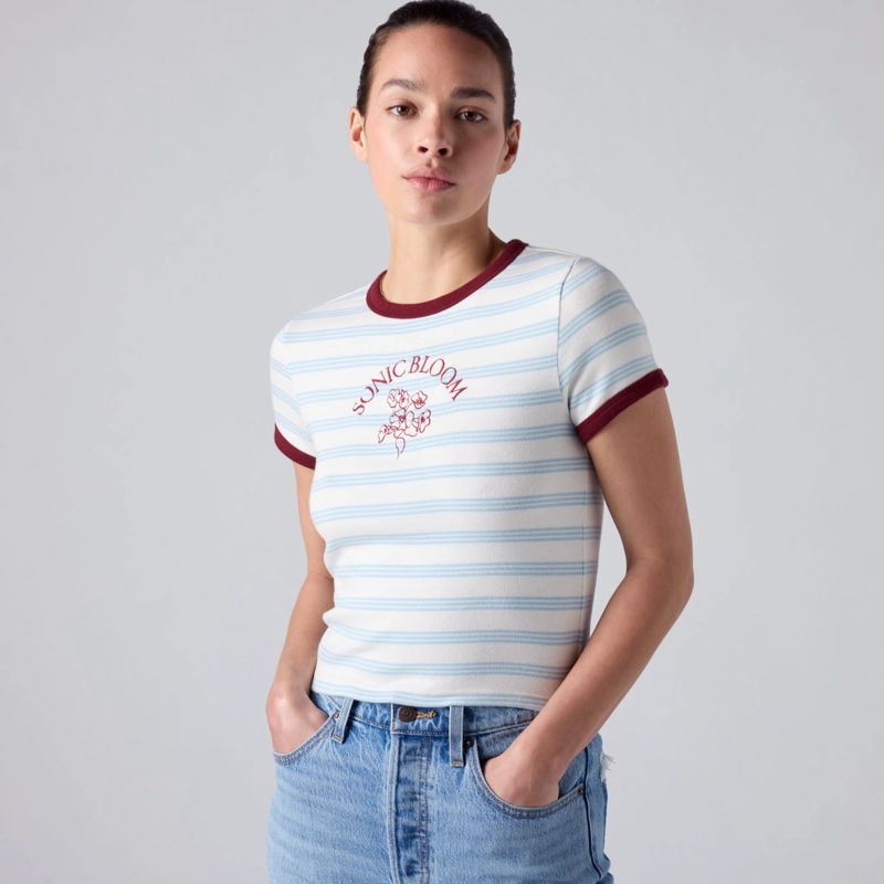 POLERA MUJER BABY RINGER MULTICOLOR LEVIS 008A1-0012 - 3