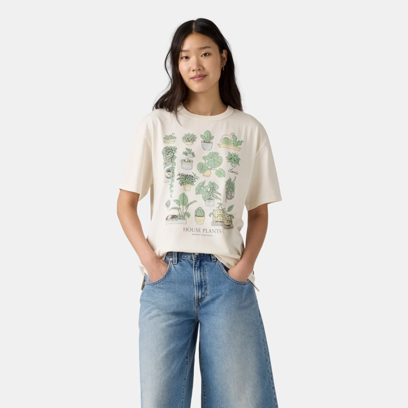 POLERA MUJER TABOR TEE BEIGE LEVIS 001MX-0035 - 1
