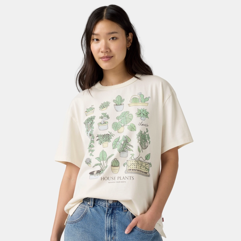 POLERA MUJER TABOR TEE BEIGE LEVIS 001MX-0035 - 3