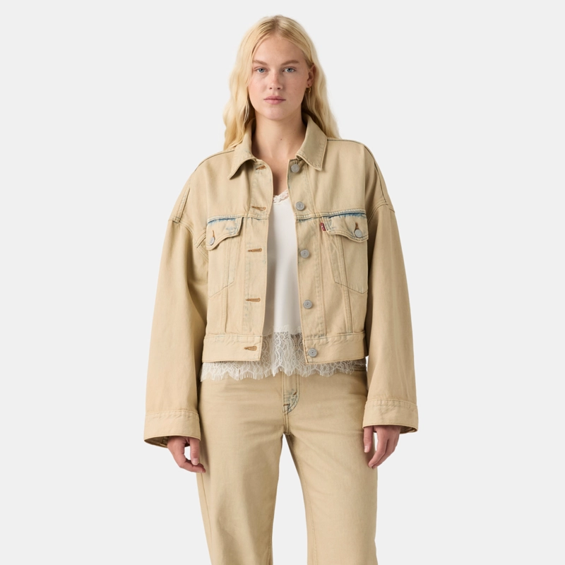 CHAQUETA MUJER LOOSE CROP TRUCKER CELESTE LEVIS 0089L-0001 - 1