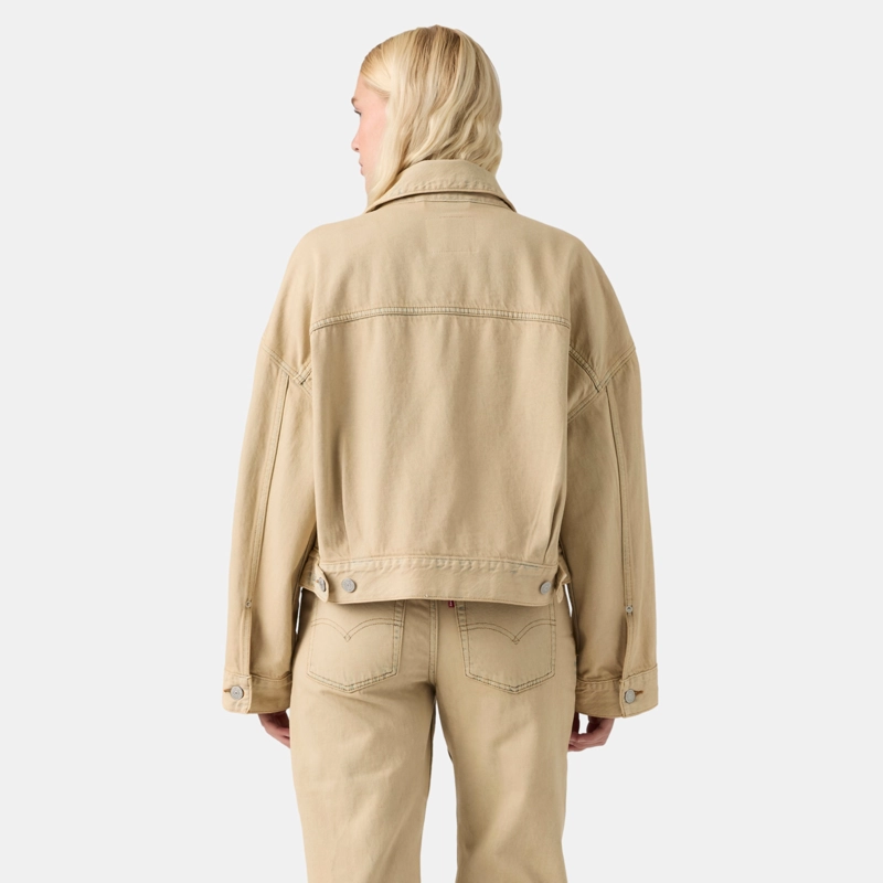 CHAQUETA MUJER LOOSE CROP TRUCKER CELESTE LEVIS 0089L-0001 - 2