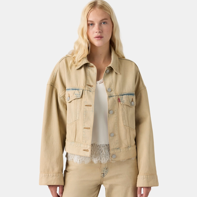 CHAQUETA MUJER LOOSE CROP TRUCKER CELESTE LEVIS 0089L-0001 - 3