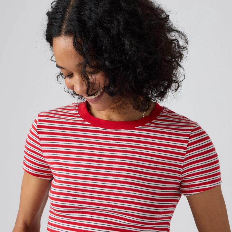POLERA MUJER ESSENTIAL BABY TEE ROJO LEVIS 0085R-0012 - 3
