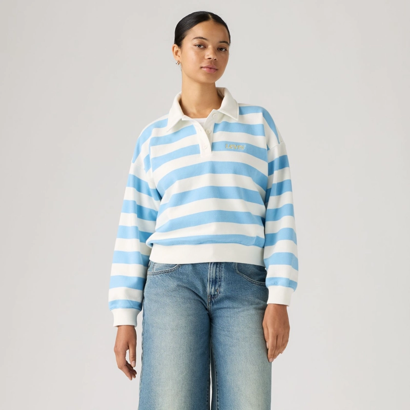 POLERON MUJER VINTAGE RUGBY MULTICOLOR LEVIS 008SX-0001 - 1