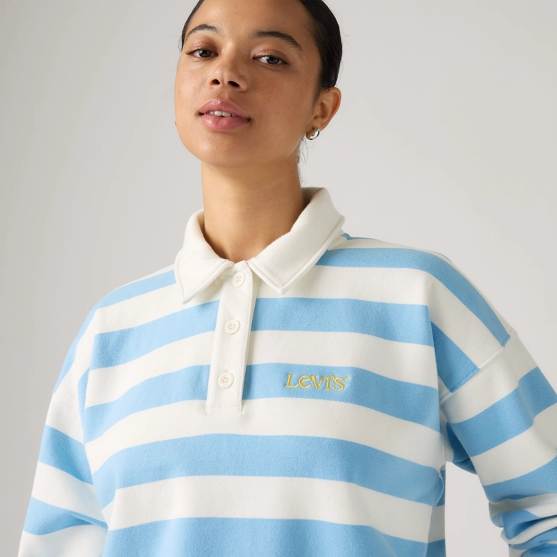 POLERON MUJER VINTAGE RUGBY MULTICOLOR LEVIS 008SX-0001 - 3