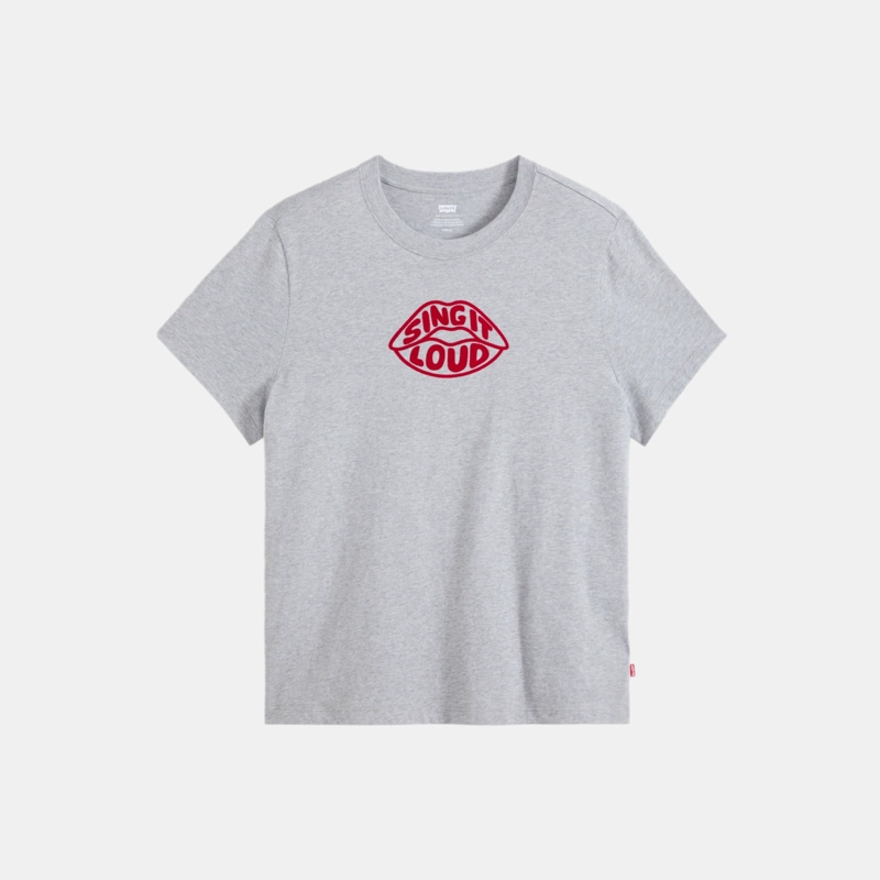 POLERA MUJER FAVORITE TEE GRIS LEVIS 005GV-0068 - 5