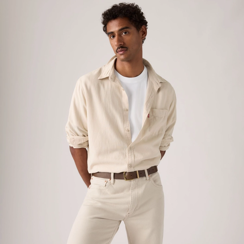 CAMISA HOMBRE SUNSET 1 PKT STANDARD BEIGE LEVIS 85746-0197 - 3