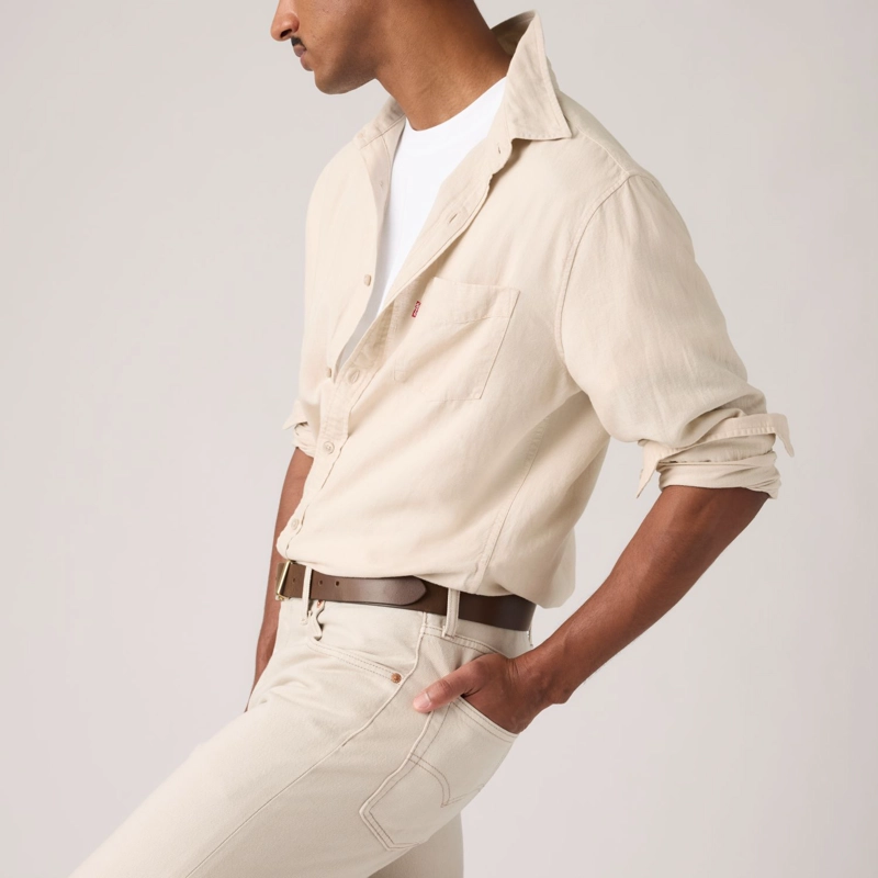 CAMISA HOMBRE SUNSET 1 PKT STANDARD BEIGE LEVIS 85746-0197 - 4