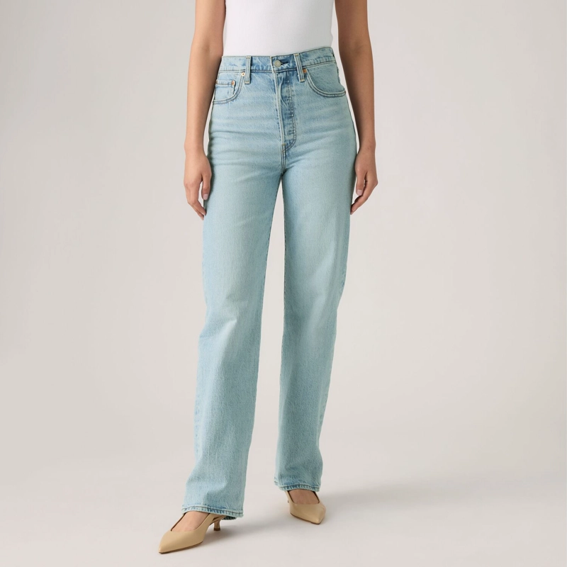 JEANS MUJER RIBCAGE FULL LENGTH CELESTE LEVIS 79078-0045 - 1