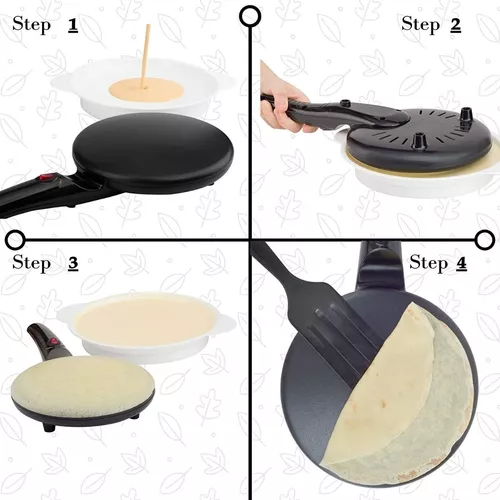 Ripley - MAQUINA CREPES PANQUEQUERA ELECTRICA ANTIADHERENTE CREPE / 286012