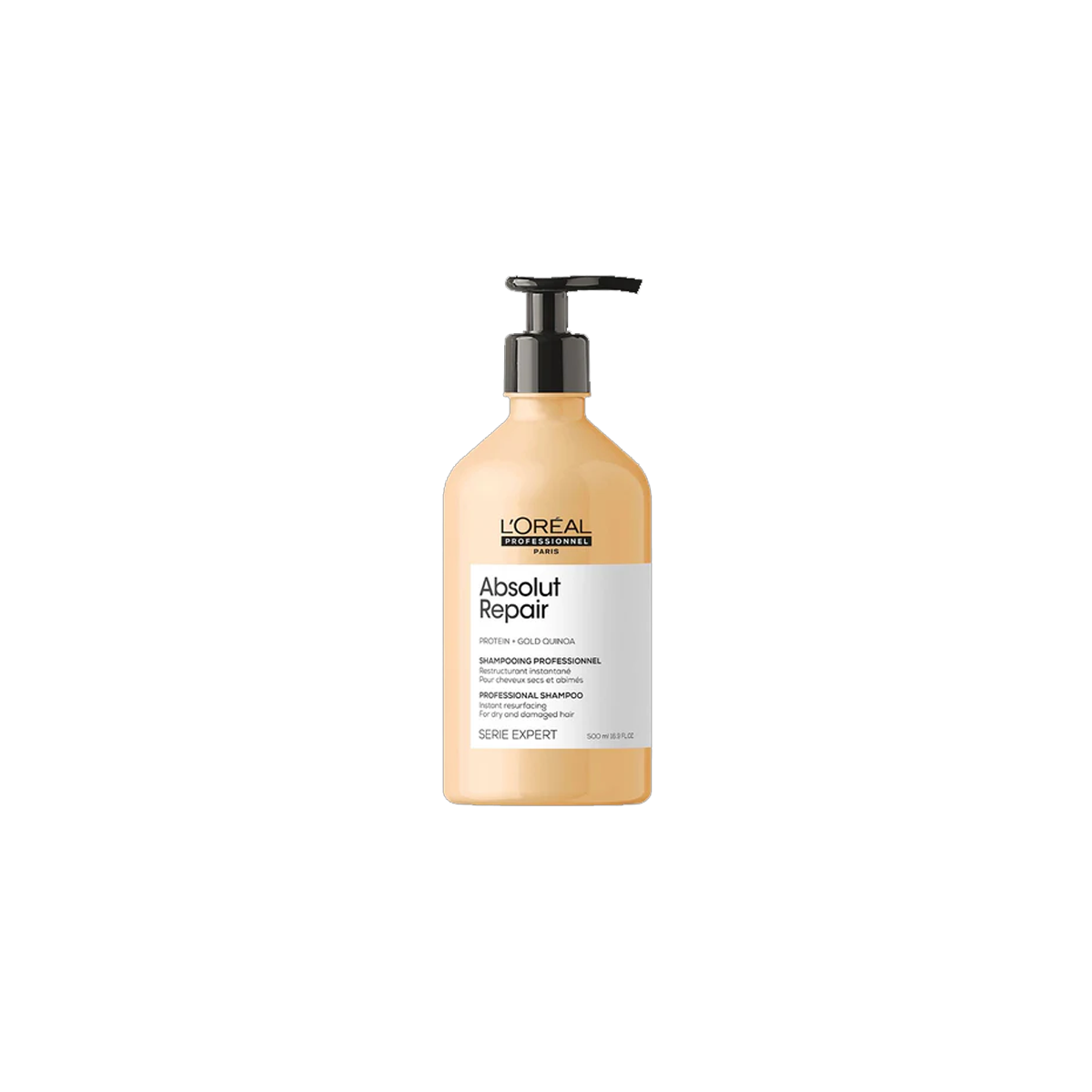 SHAMPOO L'ORÉAL ABSOLUT REPAIR PROTEIN + GOLD QUINOA 500 ML - 1
