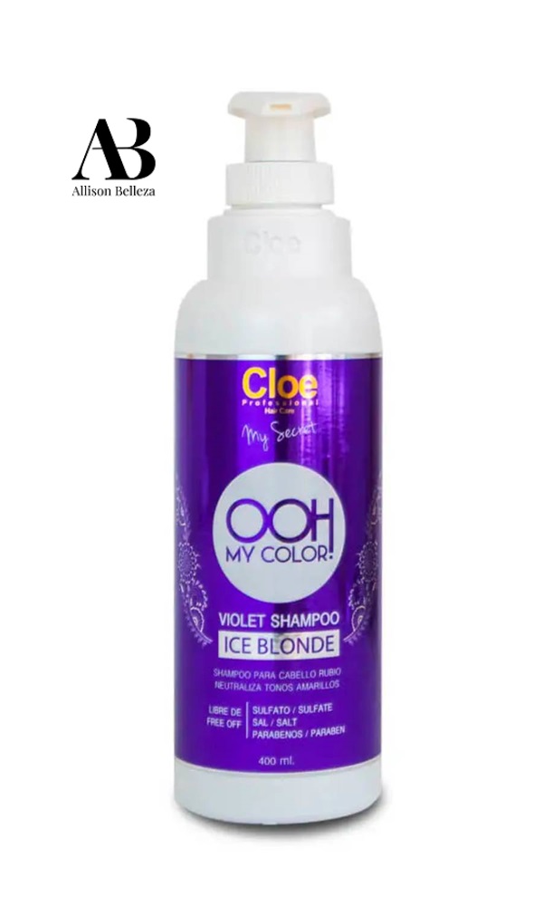 SHAMPOO CLOE OOH MY COLOR VIOLET ICE BLONDE 400 ML - 1