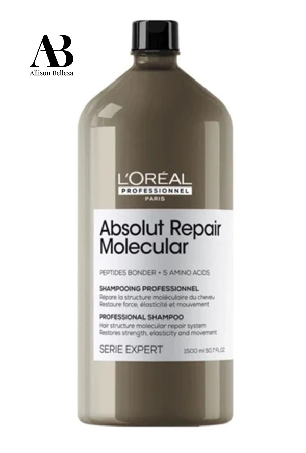 SHAMPOO ABSOLUT REPAIR MOLECULAR LOREAL 1500 ML - 1