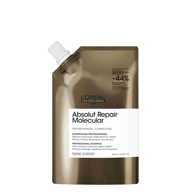 SHAMPOO ABSOLUT REPAIR MOLECULAR 1000 ML RECARGA - 1