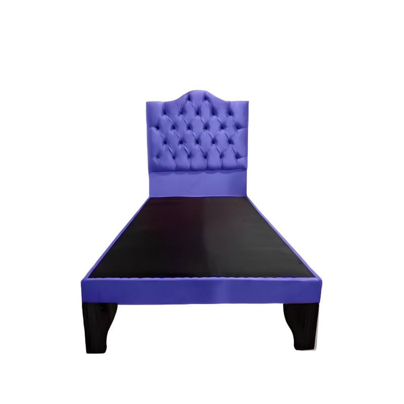 CAMA PLAZA Y MEDIA, FLOBAL INCLUYE BASE + RESPALDO - 1