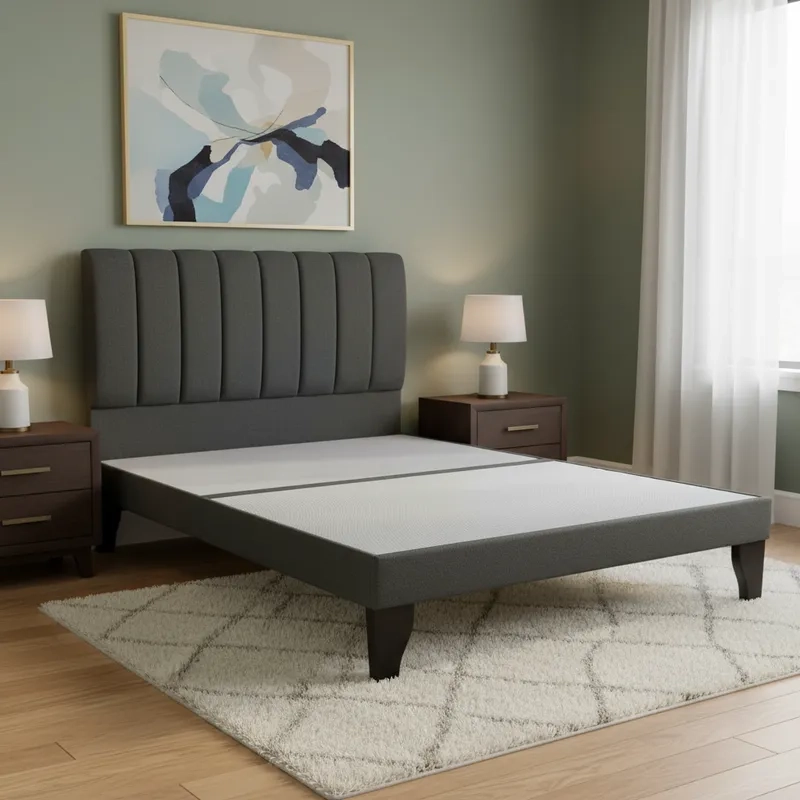 CAMA FLOBAL FRANJAS 2 PLAZAS INCLUYE BASE Y RESPALDO MARENGO - 2