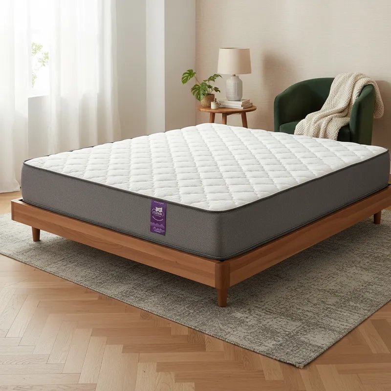 COLCHÓN FLOBAL 2 PLAZAS SIMPLE ESPUMA 150 X 190 X 20 CM - 1
