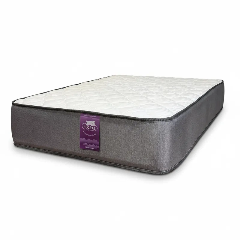 COLCHÓN FLOBAL 1.5 PLAZAS SIMPLE RESORTE 105 X 190 X 23 CM - 1