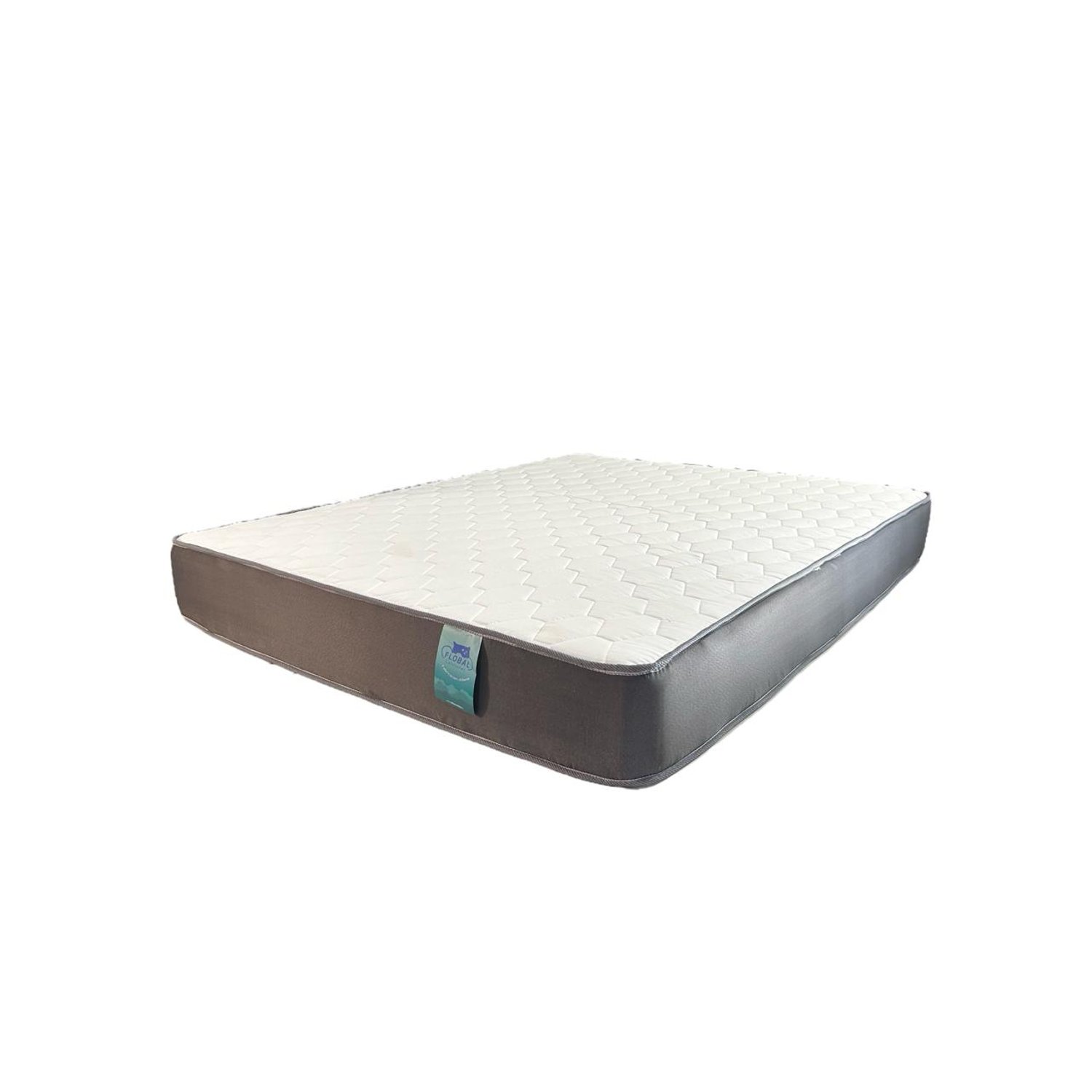 COLCHÓN 2 PLAZAS SIMPLE RESORTE 150X190X23CM FLOBAL - 1
