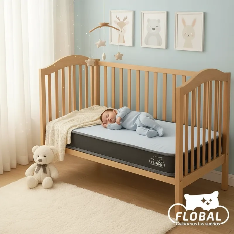 COLCHON BEBE FLOBAL 60X120X13CM - 2