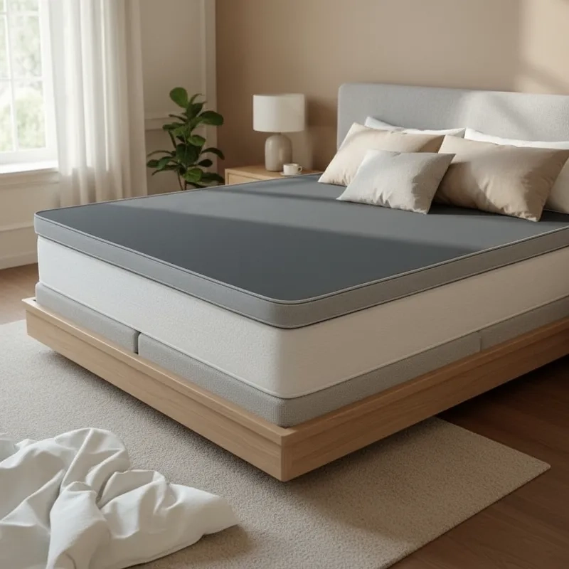 TOPPER BLACK 2 PLAZAS 150X200X7CM - 4