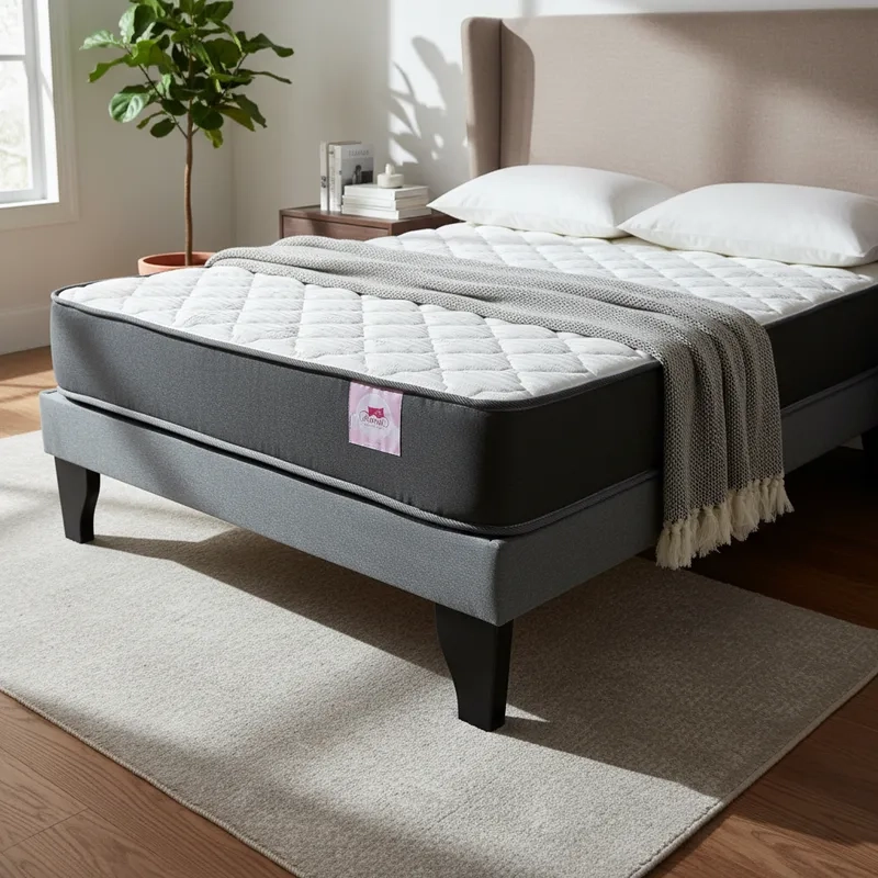 CAMA EUROPEA 1,5 PLAZAS BASE  MARENGO + COLCHON 105X190 - 4