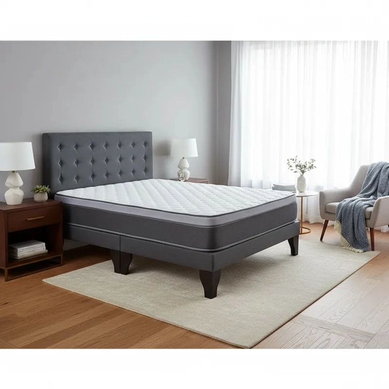 CAMA 2 PLAZAS EUROPEA MARENGO CON COLCHON PILLOW TOP 30 CM - 3