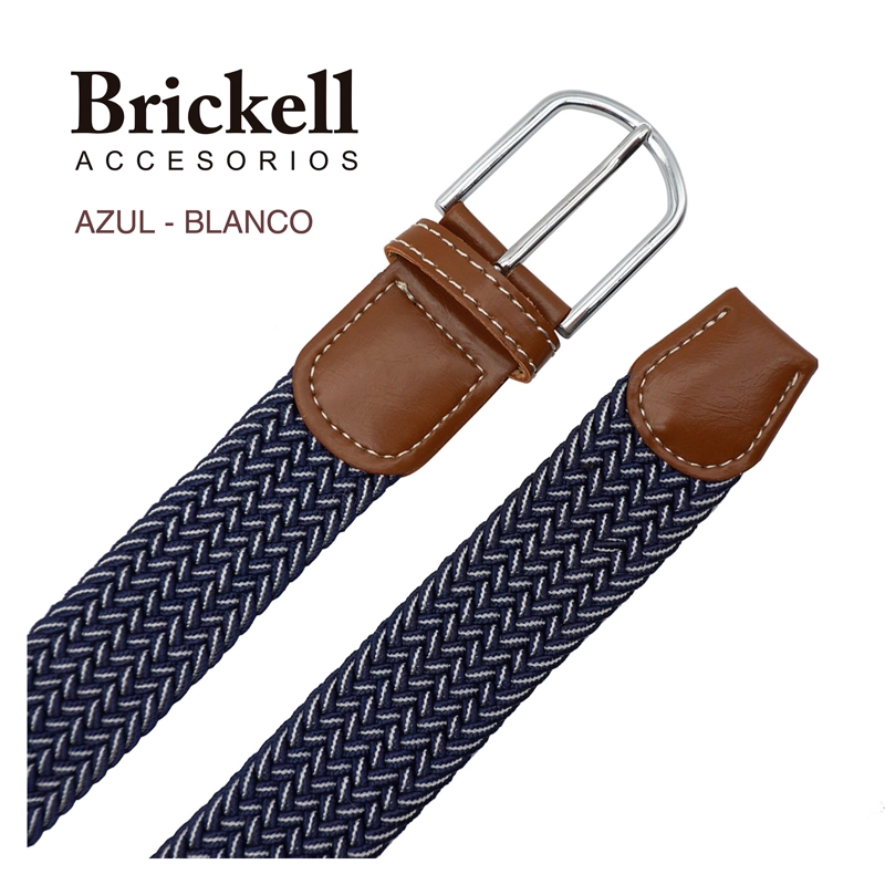CINTURÓN BRICKELL AZUL HOMBRE MARCA MODELO BLANCO - 3