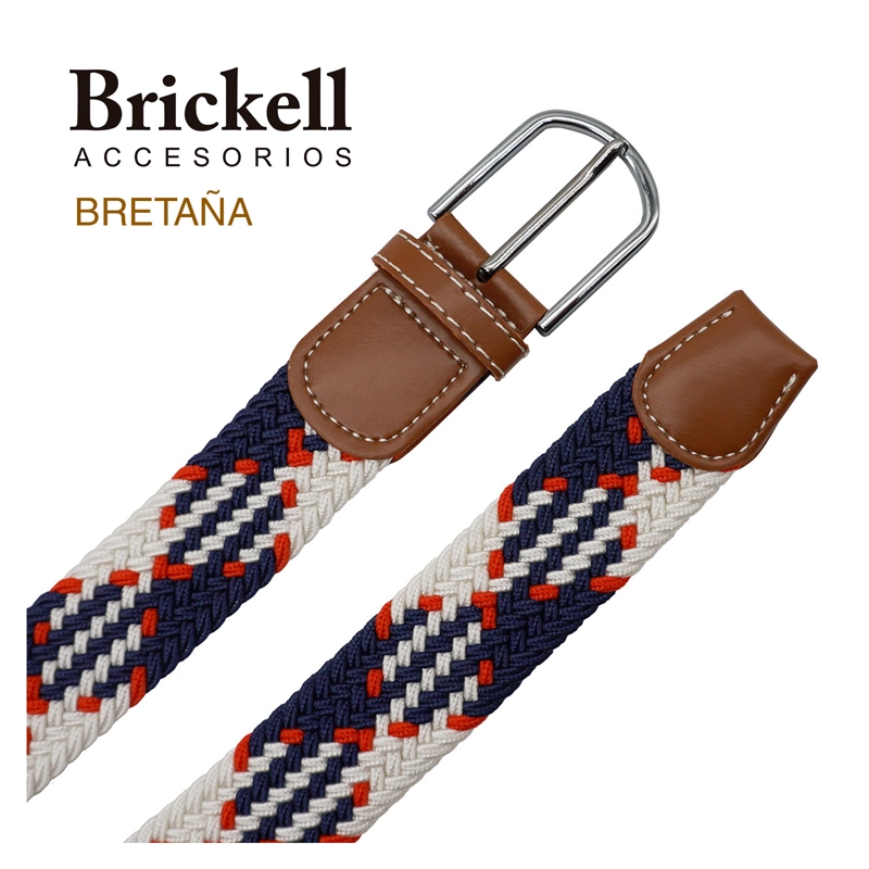 CINTURÓN BRICKELL BLANCO HOMBRE MARCA MODELO BRETAÑA - 3