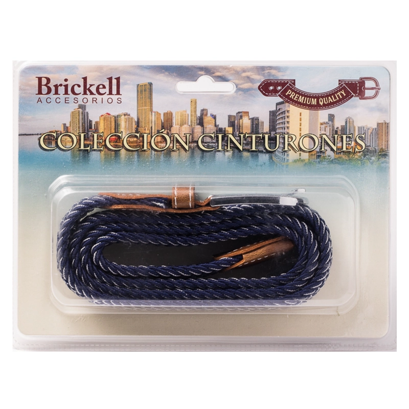 CINTURÓN BRICKELL NEGRO HOMBRE MARCA MODELO TERRA - 4