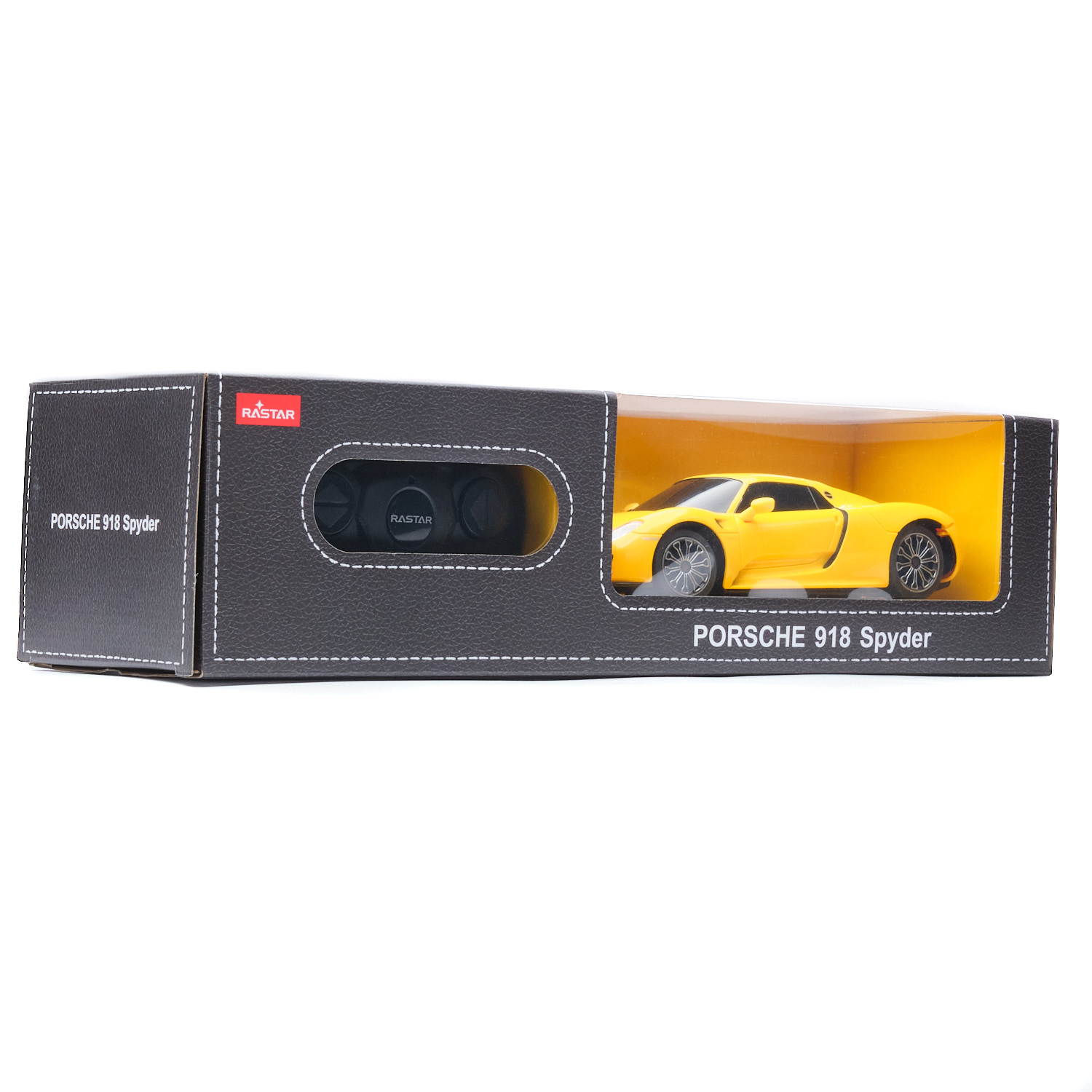 AUTO A CONTROL REMOTO PORSCHE AMARILLO MODELO 918 SPYDER - 4