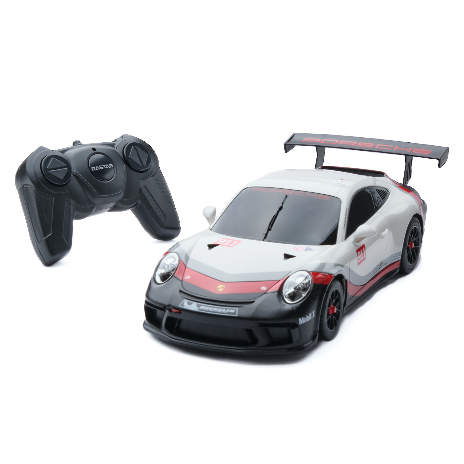 AUTO A CONTROL REMOTO PORSCHE BLANCO MODELO 911 GT3 CUP - 2