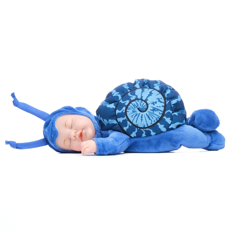 MUÑECO AZUL TIERNO MODELO BEBE CARACOL - 1