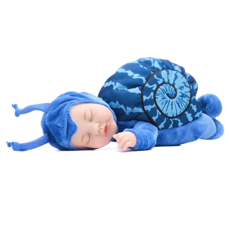 MUÑECO AZUL TIERNO MODELO BEBE CARACOL - 2