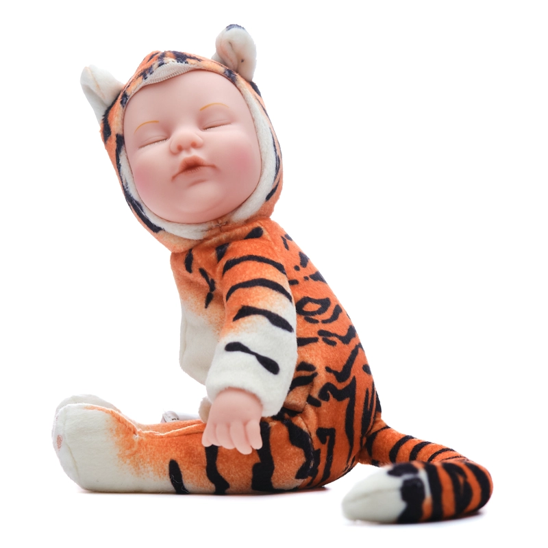 MUÑECO NARANJO TIERNO MODELO BEBE TIGRE - 1