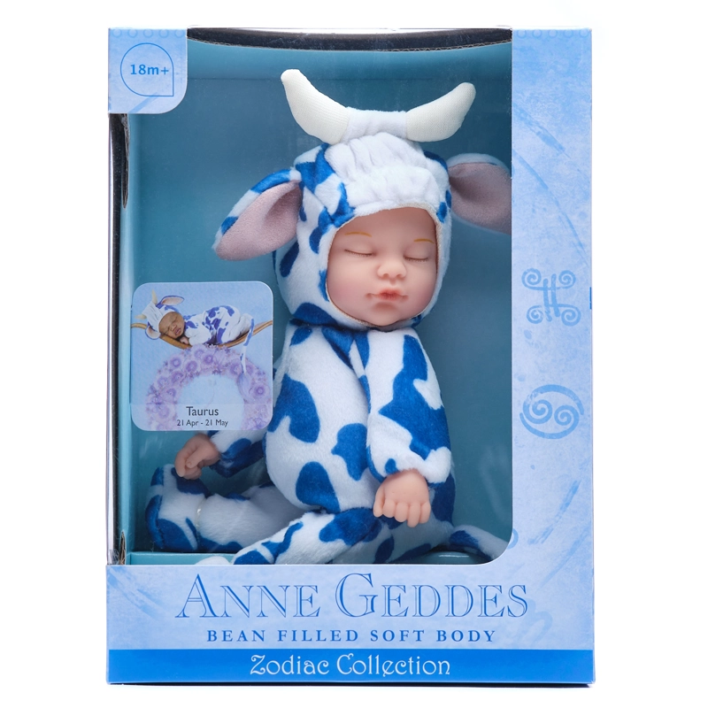 MUÑECO AZUL TIERNO MODELO BEBE SIGNO ZODIACAL TAURO - 3