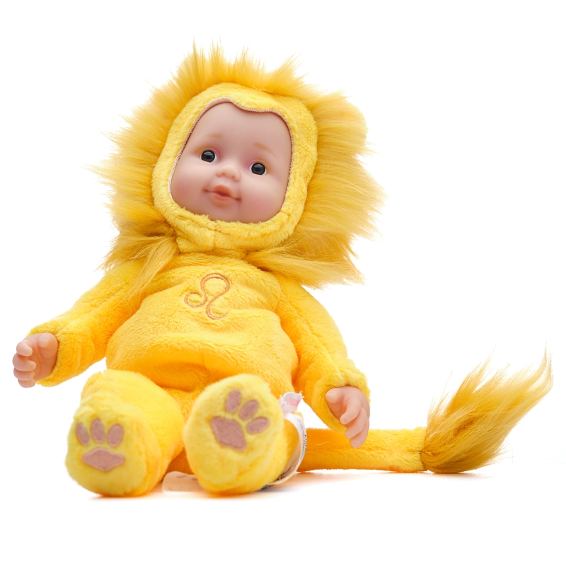 MUÑECO AMARILLO TIERNO MODELO BEBE SIGNO ZODIACAL LEO - 1