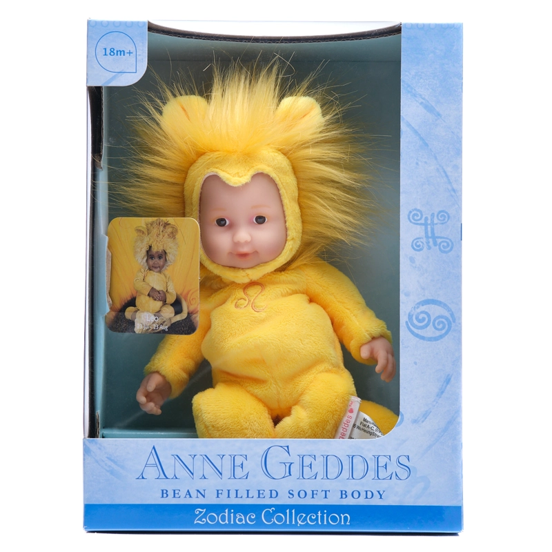 MUÑECO AMARILLO TIERNO MODELO BEBE SIGNO ZODIACAL LEO - 3
